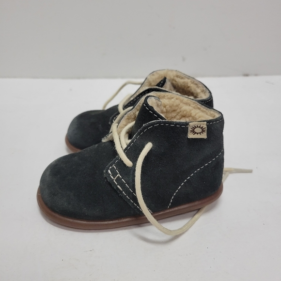UGG Other - UGG Baby Toddler Gray Lace Up Booties